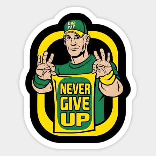 John Cena-Never Give Up -WWE Sticker